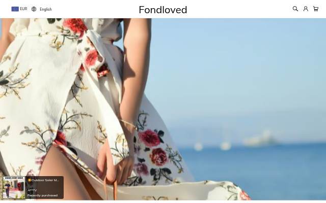 Fondloved storefront
