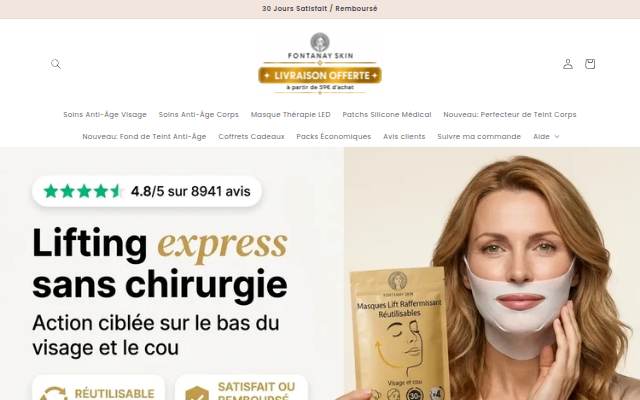 FontanaySkin storefront