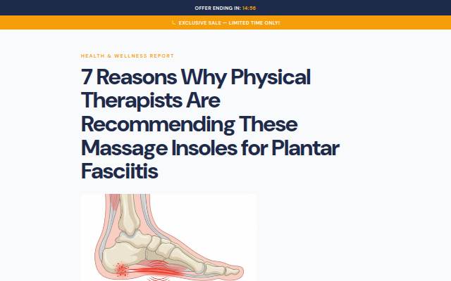 7 Reasons Why Physical Therapists Are Recommending These Massage Insoles storefront