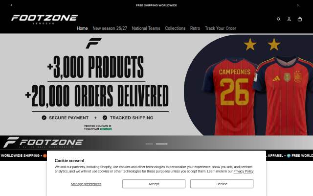 Footzone storefront