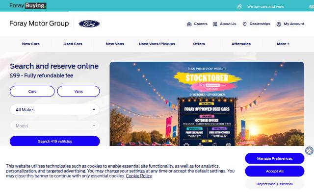 Startseite von Foray Motor Group