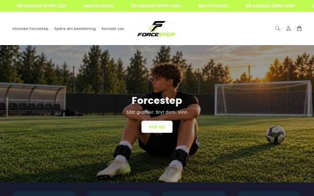 Forcestep storefront