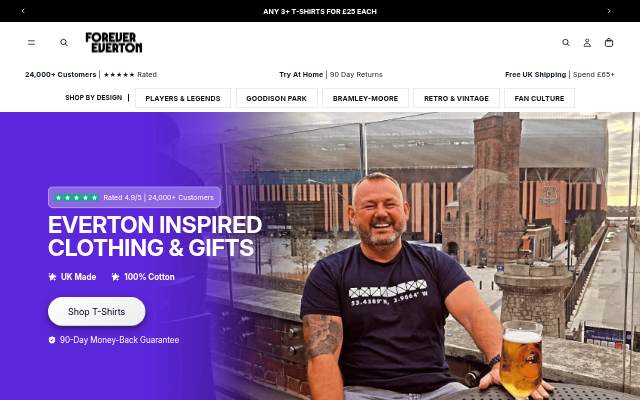 Forever Everton storefront