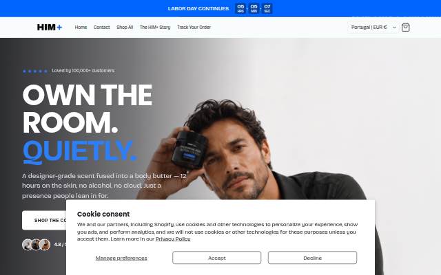 Him+ storefront