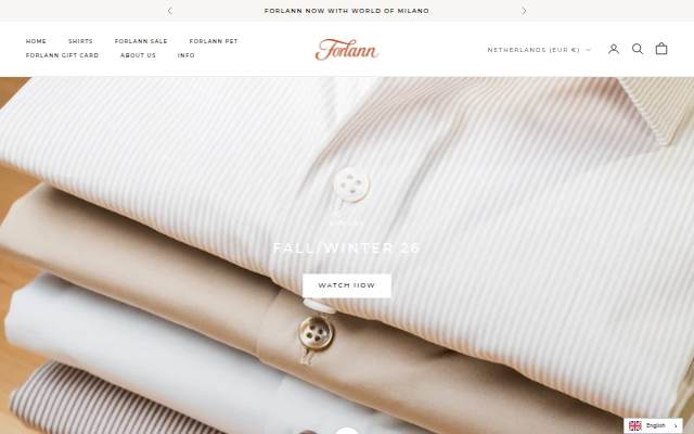 Forlann storefront