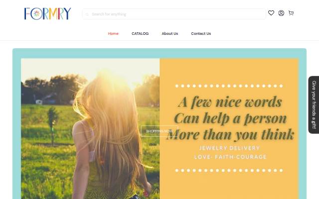 FORMRY storefront