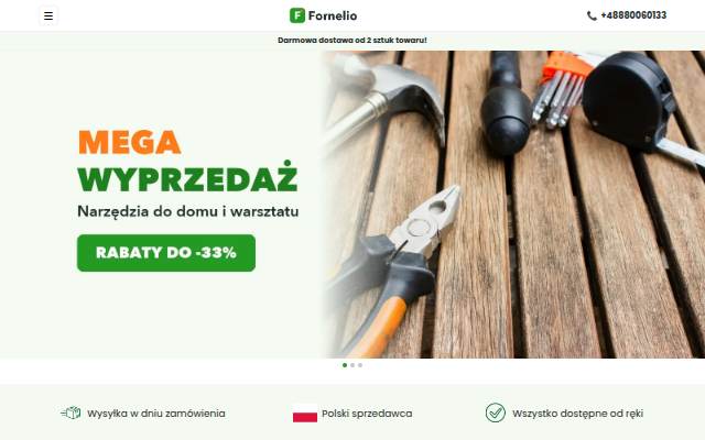 Startseite von Fornelio