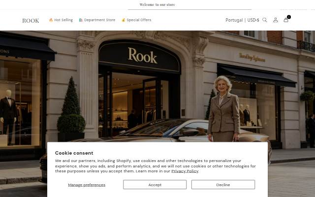 ROOK storefront