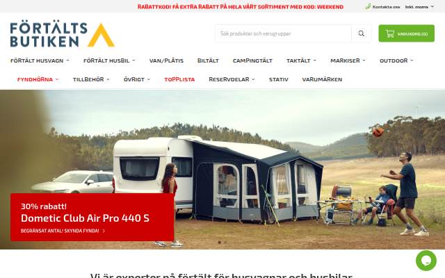 Förtält för husbil och husvagn storefront
