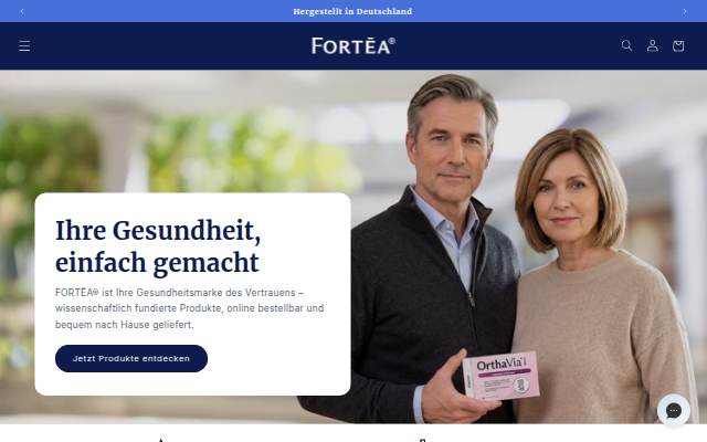 FORTĒA® storefront