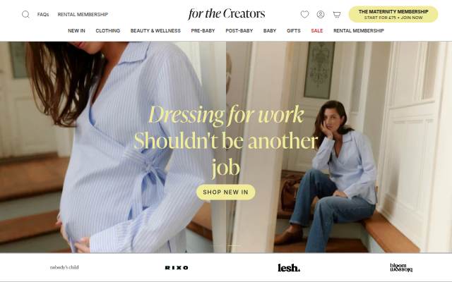 For The Creators storefront
