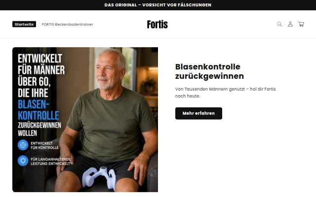 FortisDE storefront