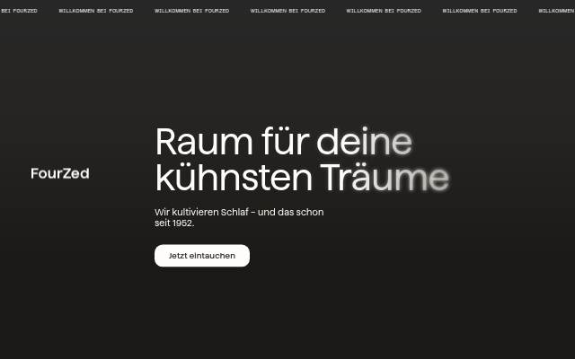 Startseite von FourZed