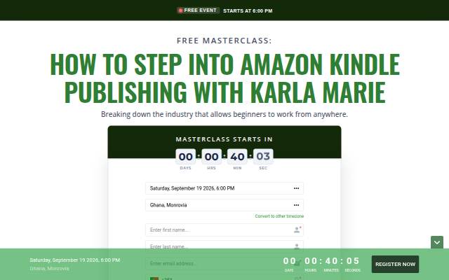 Free Workshop by Karla Marie! storefront