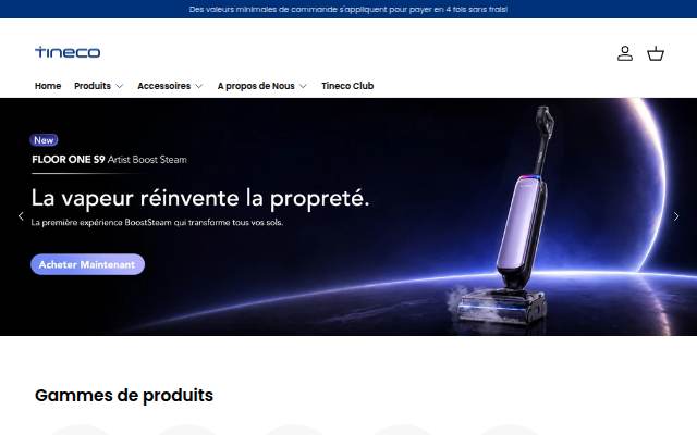 Tineco FR storefront