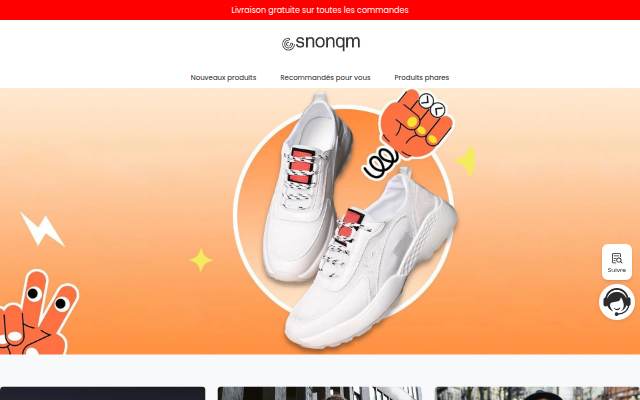 Centre commercial en ligne storefront