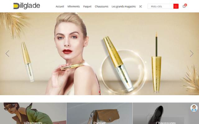 Bienvenue au shopping storefront