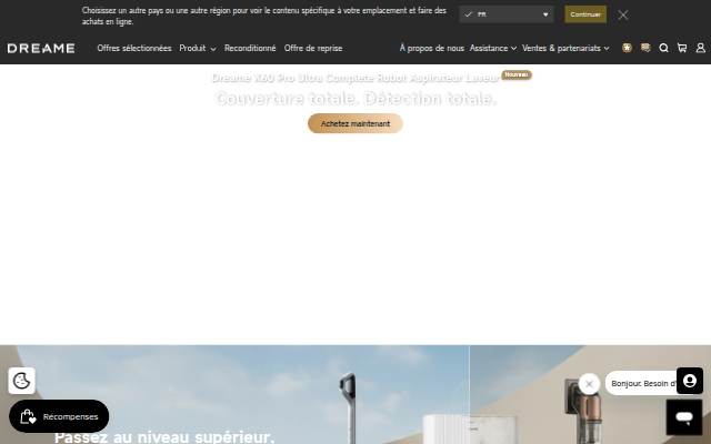 Dreame France storefront