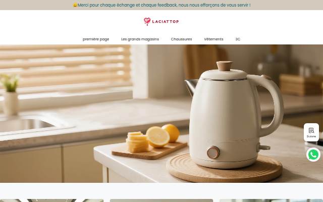 fr.laciattop.com storefront