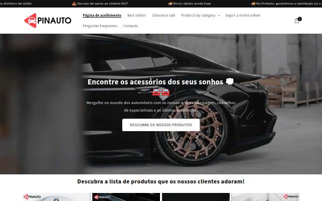 Pinauto WW storefront