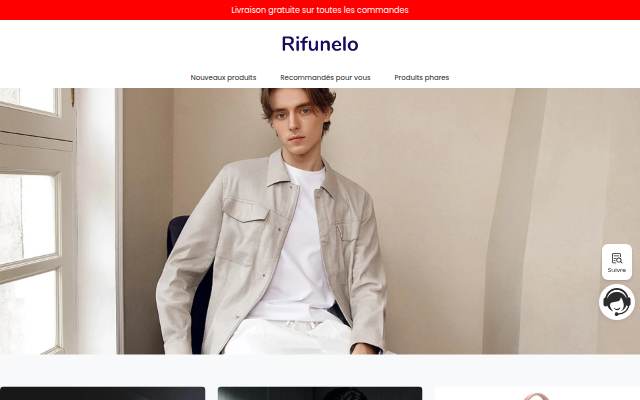 Startseite von Centre commercial en ligne