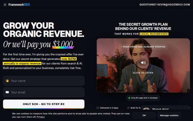 Startseite von Topical map for your site, $29