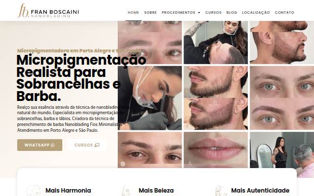 Fran Boscaini - Micropigmentadora em Porto Alegre storefront