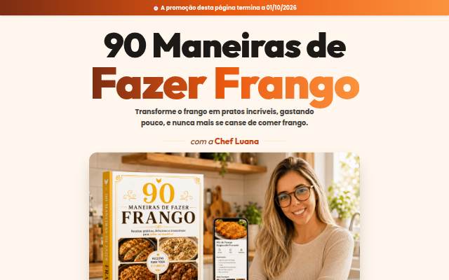 Vitrine de 90 Maneiras de Fazer Frango