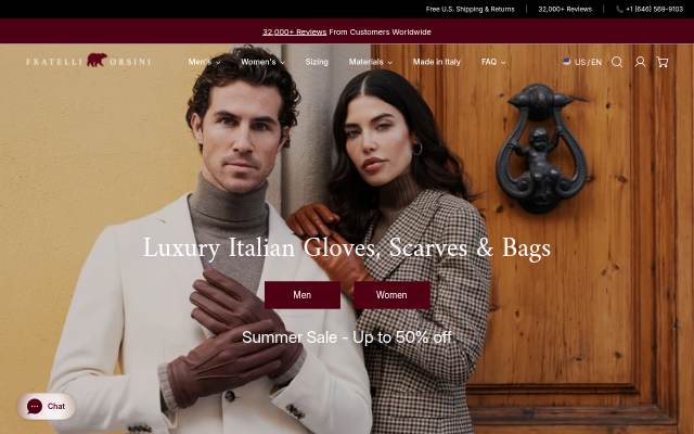 Fratelli Orsini® storefront