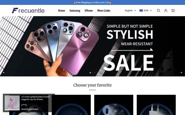 Frecuentle storefront