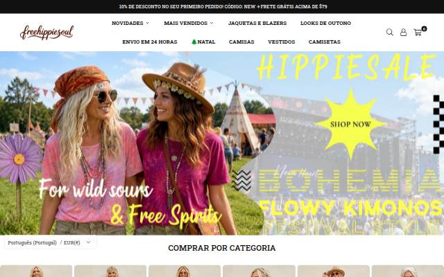Startseite von freehippiesoul