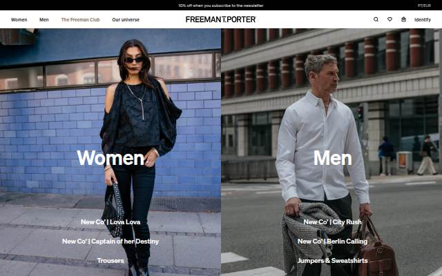 Freeman T. Porter storefront