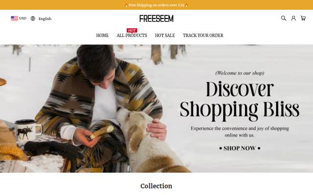 Freeseem storefront