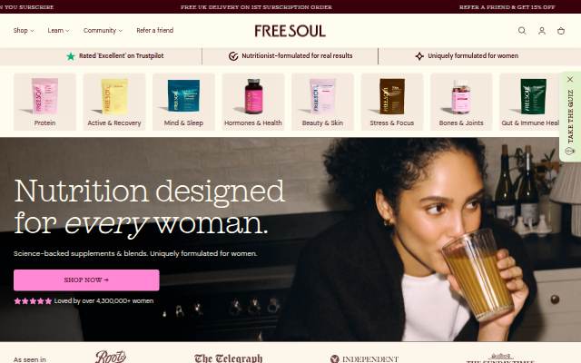 Free Soul storefront