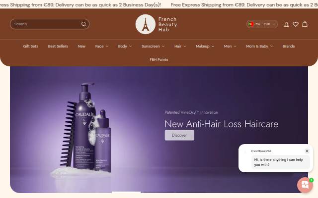 FrenchBeautyHub storefront