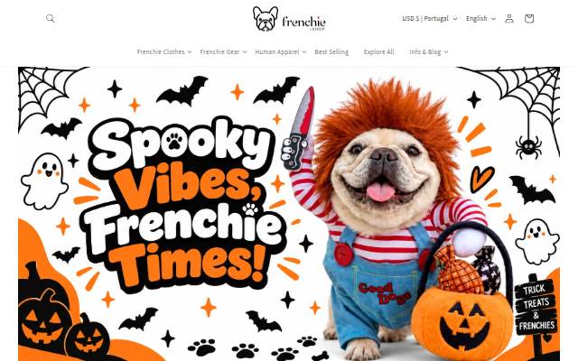 frenchie Shop storefront