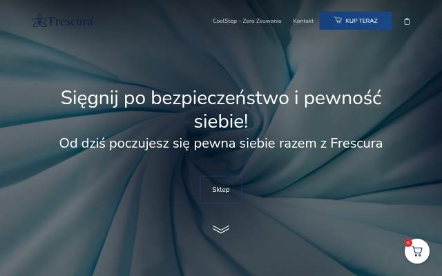 Frescura – Naturalne chłodzenie · Sen bez kompromisów storefront