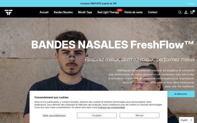 Freshflow storefront