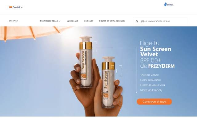 Startseite von Frezyderm