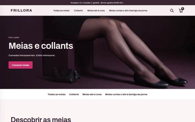 Startseite von FRILLORA