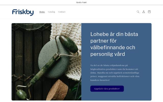 Startseite von Friskby