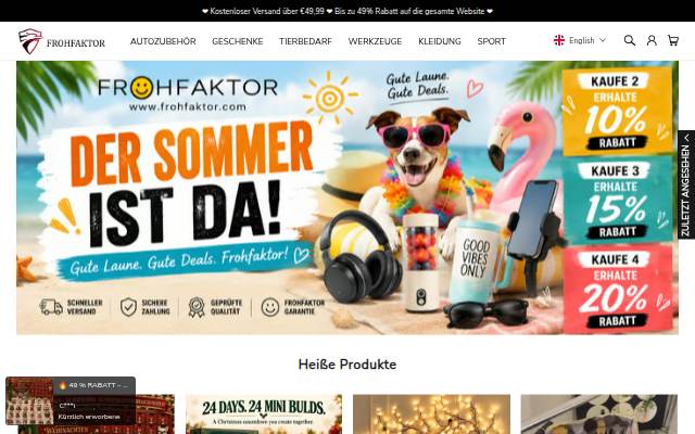 Frohfaktor storefront