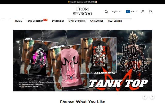 FROMSPARCOO storefront