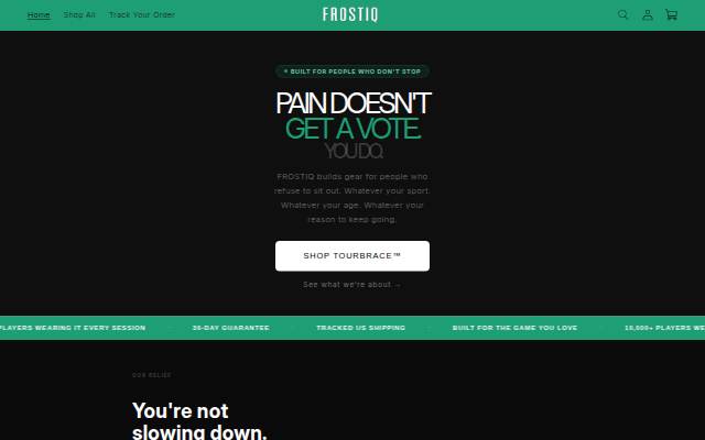 FROSTIQ storefront