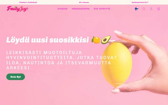 FruityJoy storefront