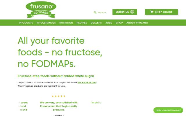 Fructose storefront