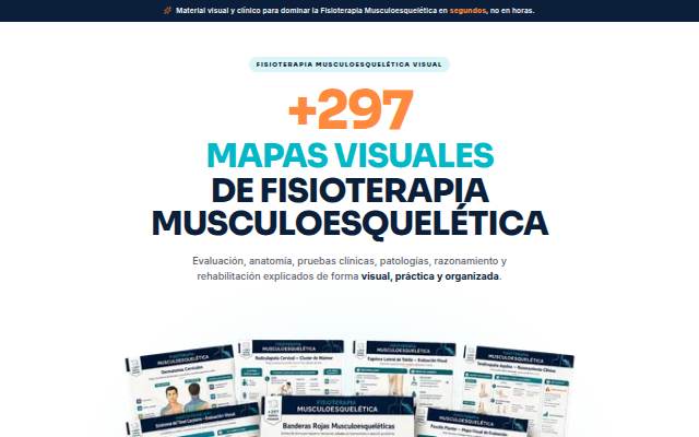 Fisioterapia Musculoesquelética — +297 Mapas Visuales storefront