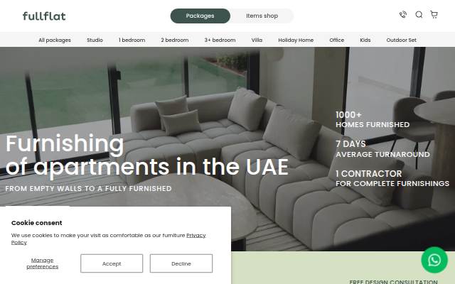 fullflat.com storefront