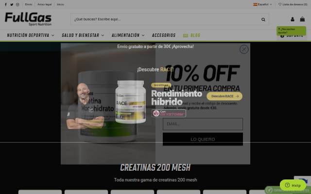FullGas Sport storefront