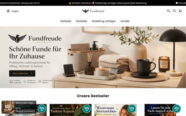 Fundfreude storefront